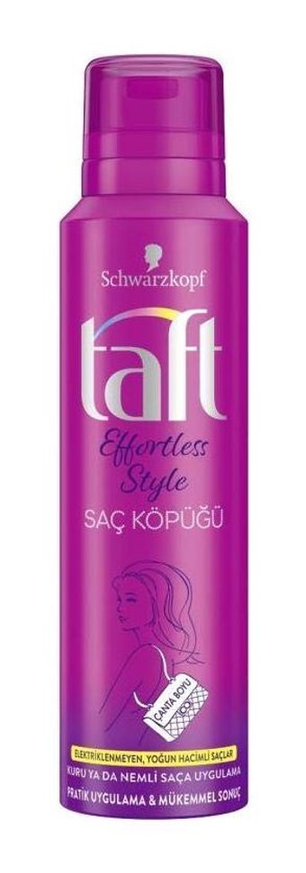 Schwarzkopf Taft Effortless Style Normal Saçlar İçin Şekillendirici Hacim Veren Saç Köpüğü 150 ml
