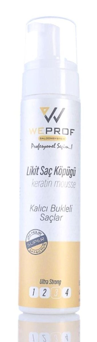 Weprof Profesyonel Seçim Normal Saçlar İçin Şekillendirici Hacim Veren Saç Köpüğü 300 ml