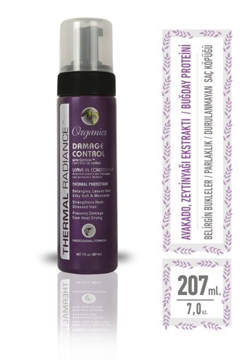 Organics Isı Koruyucu Kıvırcık Saçlar İçin Şekillendirici Hacim Veren Saç Köpüğü 207 ml