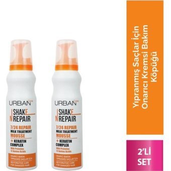 Urban Care Shake N Repair Normal Saçlar İçin Şekillendirici Hacim Veren Saç Köpüğü 2x150 ml