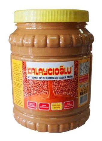 Kalaycıoğlu Çifte Kavrulmuş Organik Glutensiz Kepeksiz Bozkır Tahin 1.9 kg