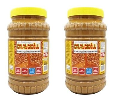 Kalaycıoğlu Çifte Kavrulmuş Organik Glutensiz Kepeksiz Bozkır Tahin 2x1.9 kg