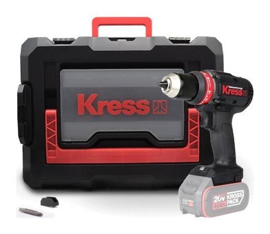 Kress KUA72.91 20 V Darbesiz Akülü Çift Akülü Şarjlı Matkap