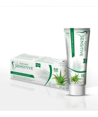 Epinafol Sensitive Sensitive Aloe Vera Organik Florürsüz Diş Macunu 90 gr