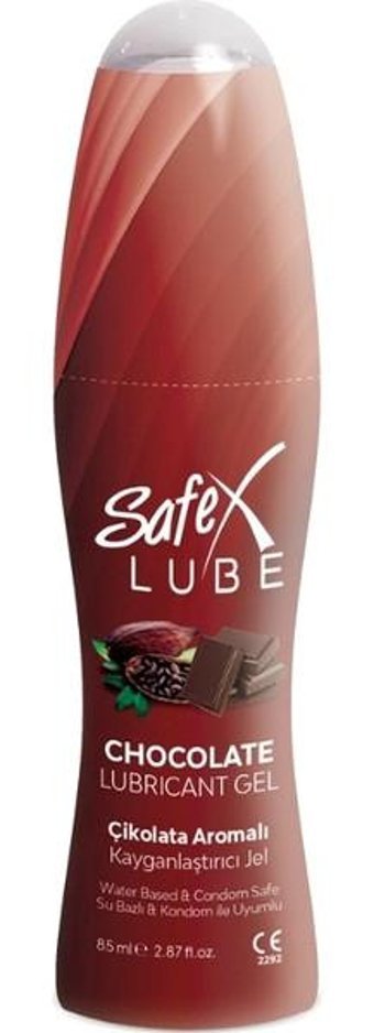 Safex Lube Doğal Su Bazlı Çikolatalı Kayganlaştırıcı Jel 85 ml