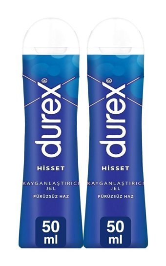 Durex Hisset Doğal Su Bazlı Kayganlaştırıcı Jel 2x50 ml
