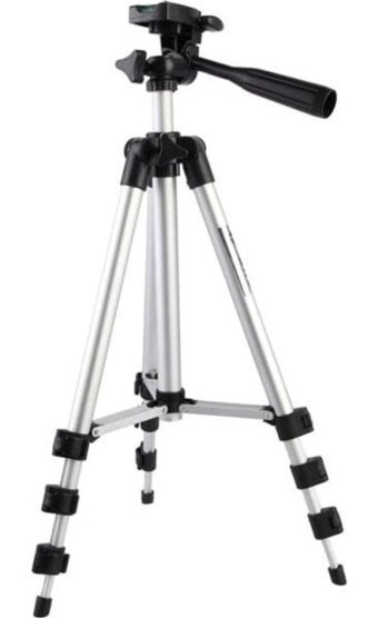 Buffer Taşıma Çantalı Alüminyum 3 Kademeli Video Head Tripod 130 cm