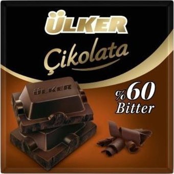 Ülker Kakaolu Bitter Çikolata 60 gr 24'lü