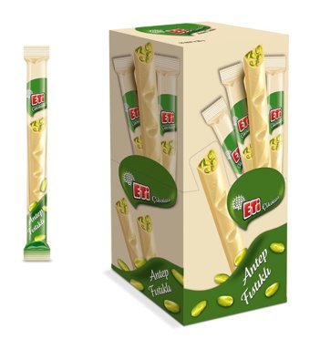 Eti Antep Fıstıklı Beyaz Çikolata 30 gr 16'lı