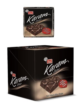 Eti Kakaolu Bitter Çikolata 60 gr 6'lı