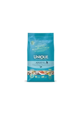 Unique Somonlu Küçük Irk Yetişkin Köpek Maması 3 Kg