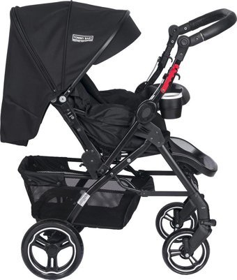 Tommybaby Tornado Plus Çift Yönlü Katlanabilir Puset Bebek Arabası Siyah