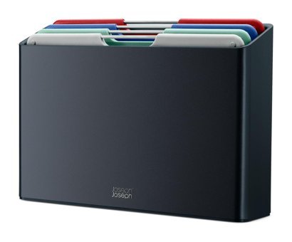 Joseph Joseph Folio Plastik Büyük Standlı Çok Renkli 4'lü Kesme Tahtası
