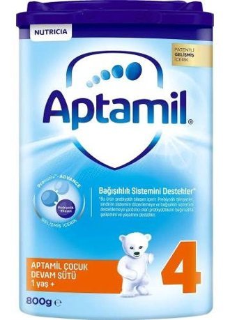 Aptamil Laktozsuz Tahılsız Probiyotikli 4 Numara Devam Sütü 800 gr