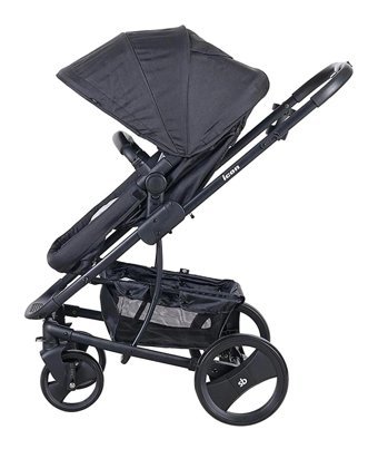 Sunny Baby 9023 Icon Çift Yönlü Katlanabilir Tek Elle Kapanan 360 Derece Dönen Tam Yatar Travel Sistem Bebek Arabası Siyah