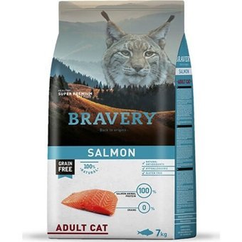 Bravery Somonlu Yetişkin Kuru Kedi Maması 7 kg