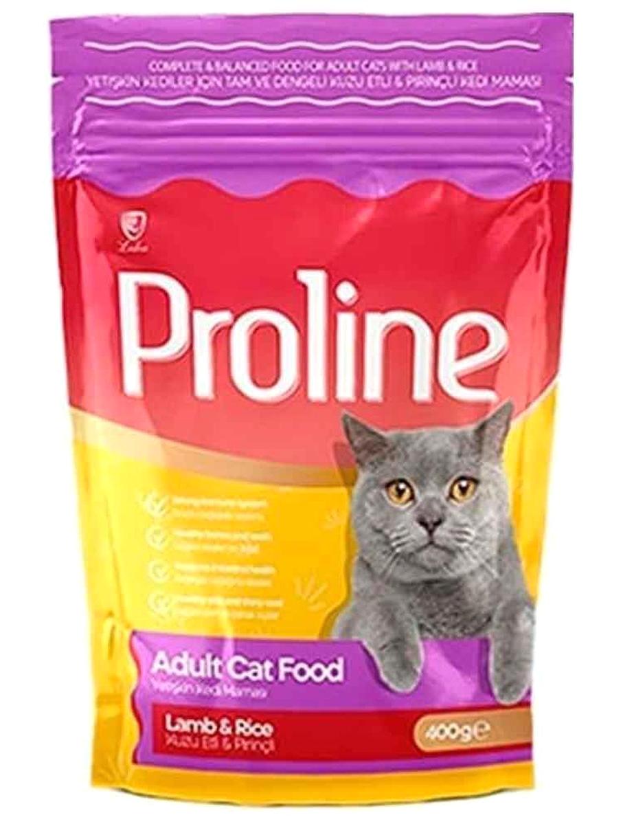 Proline Kuzu Etli Tahıllı Yetişkin Kuru Kedi Maması 12x400 gr