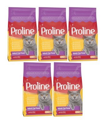 Pro Line Kuzu Etli-Pirinçli Yetişkin Kuru Kedi Maması 5x1.2 kg