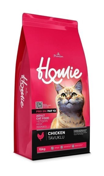 Homie Premium Tavuk Tahıllı Yetişkin Kuru Kedi Maması 15 kg