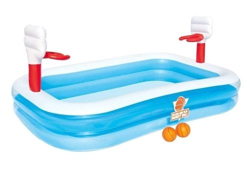 Bestway 251 x 168 cm Dikdörtgen Aile Boyu Şişme Havuz Çok Renkli