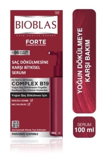 Bioblas Forte Complex B19 Dökülme Karşıtı Erkek Saç Serumu 100 ml