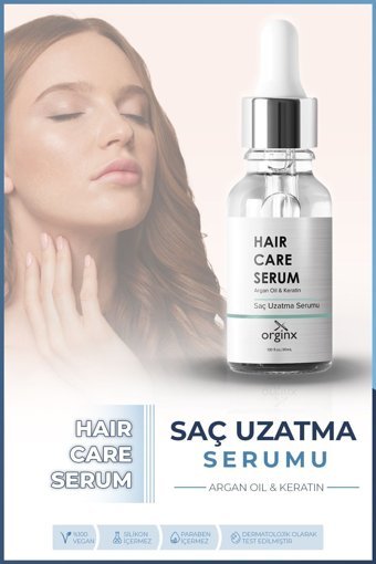 Orginx Uzatma Keratin Saç Serumu 30 ml