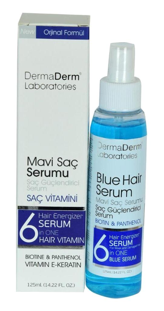 Dermaderm Güçlendirici Mavi Su Keratin Saç Serumu 125 ml