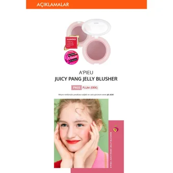 Missha A'Pıeu Juicy-Pang Pk01 Kadife Jel Allık