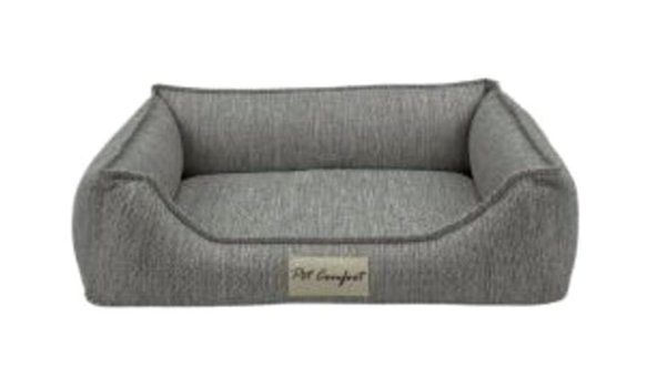 Pet Comfort Delta S Küçük Irk İç Mekan Köpek Yatağı Açık Gri
