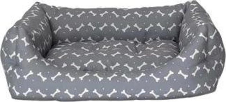 Pet Comfort Uniform Yıkanabilir Küçük Irk İç Mekan Köpek Yatağı Beyaz-Gri