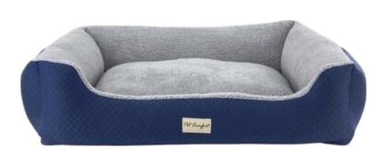 Pet Comfort Bravo Duo Mirinda XL Küçük Irk İç Mekan Köpek Yatağı Gri-Mavi