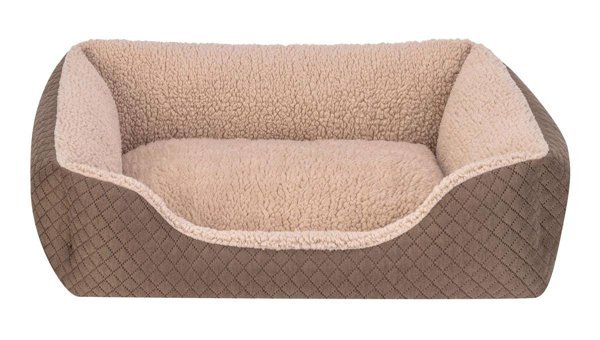 Pet Comfort Bravo Duo S Yıkanabilir Küçük Irk İç Mekan Köpek Yatağı Bej-Kahverengi