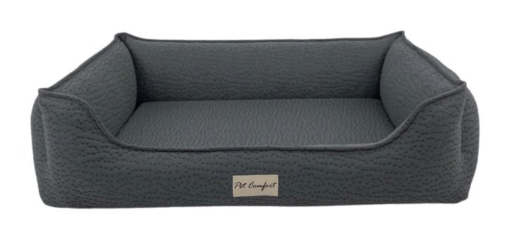 Pet Comfort Bravo Siena Yıkanabilir Büyük Irk İç Mekan Köpek Yatağı Gri