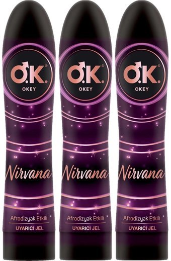 Okey Nirvana Su Bazlı Kayganlaştırıcı Jel 3x100 ml