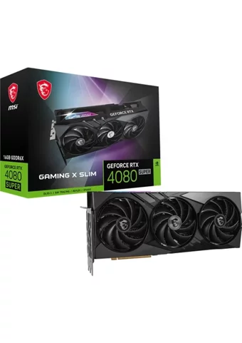MSI Gaming X Slim RTX 4080 Super 16 GB GDDR6X PCI-Express 4.0 DirectX 12 Ultimate 3 Fanlı 256 Bit Masaüstü NVIDIA Ekran Kartı