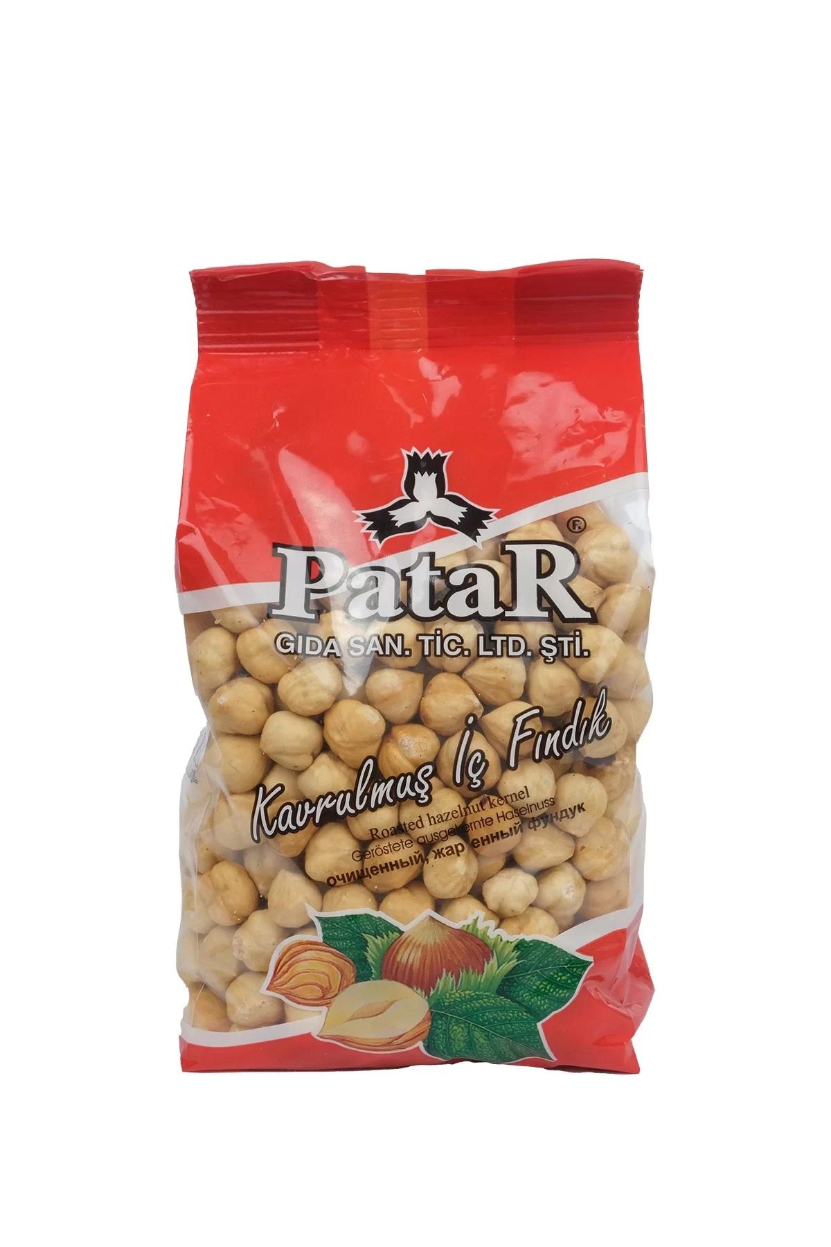 Patar Çifte Kavrulmuş Tuzsuz Organik Tane Giresun Fındık İçi 2x500 gr