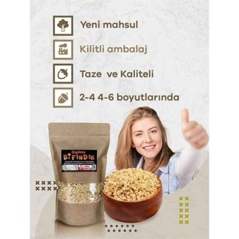 Bi Fındık Kavrulmuş Tuzsuz Organik Glutensiz Kıyılmış Ordu Fındık İçi 500 gr