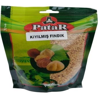 Patar Kavrulmuş Tuzsuz Organik Kıyılmış Giresun Fındık İçi 4x250 gr