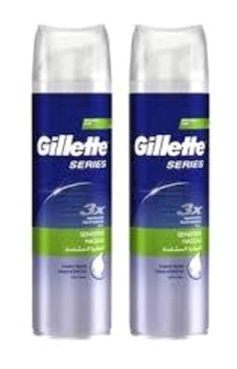 Gillette 3x Protection Hassas Ciltler İçin Tıraş Köpüğü 2x250 ml