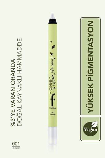 Flormar Green Up No:001 Mat Akmayan Cloudy Göz Kalemi