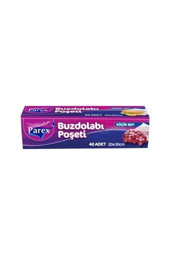 Parex Küçük Buz Dolabı Poşeti 40 Adet