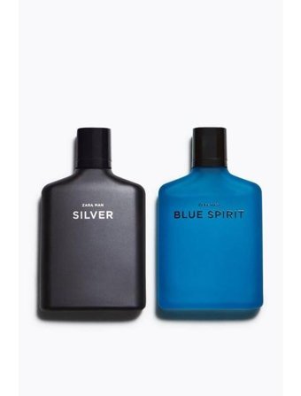 Zara Blue Spirit EDT Erkek Parfüm 100 ml + Zara Man Silver Edt 100 ml