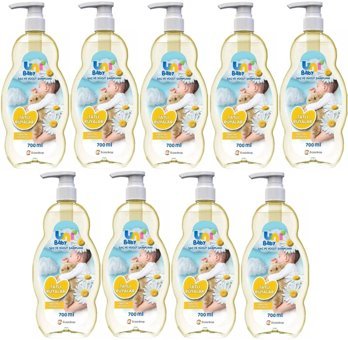 Uni Baby Tatlı Rüyalar Göz Yakmayan Hipoalerjenik Hassas Ciltler İçin Papatya Özlü Bebek Şampuanı 9x700 ml