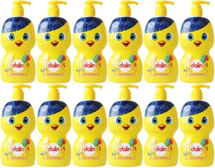 Dalin Eğlen Öğren Serisi Göz Yakmayan Hipoalerjenik Hassas Ciltler İçin Bebek Şampuanı 12x500 ml