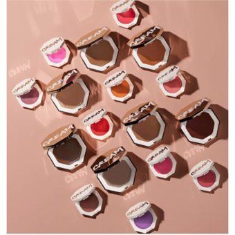 Fenty Beauty Cheeks Out Summertime Wine Işıltılı Krem Allık