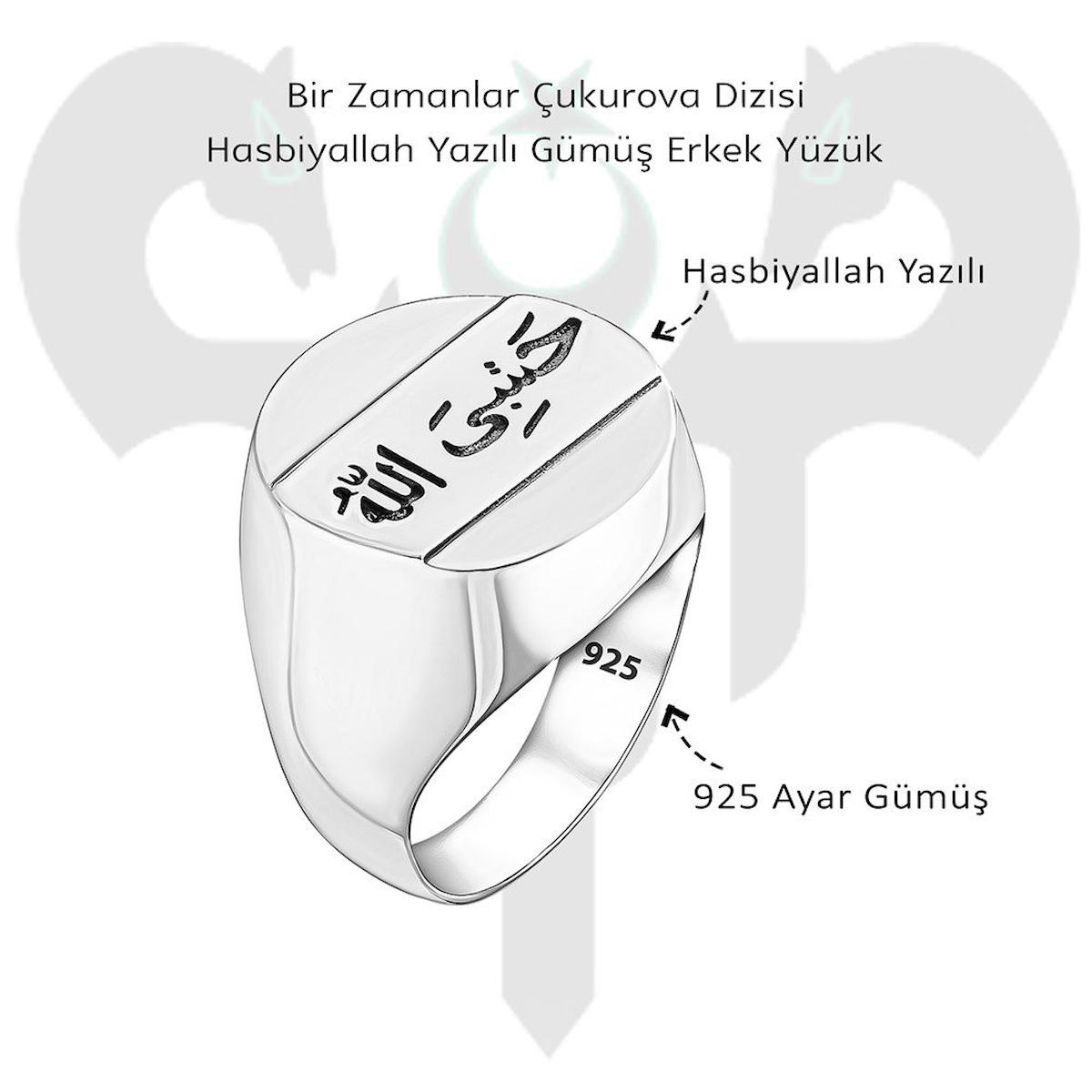Tesbih Sepetim Zirkon Taşlı 925 Ayar Yazılı Gümüş Yüzük