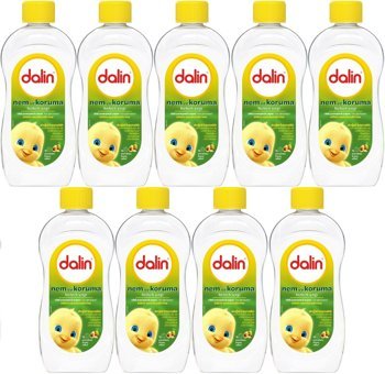Dalin Nem ve Koruma Avokadolu Hipoalerjenik Masaj Yağı 9x300 ml