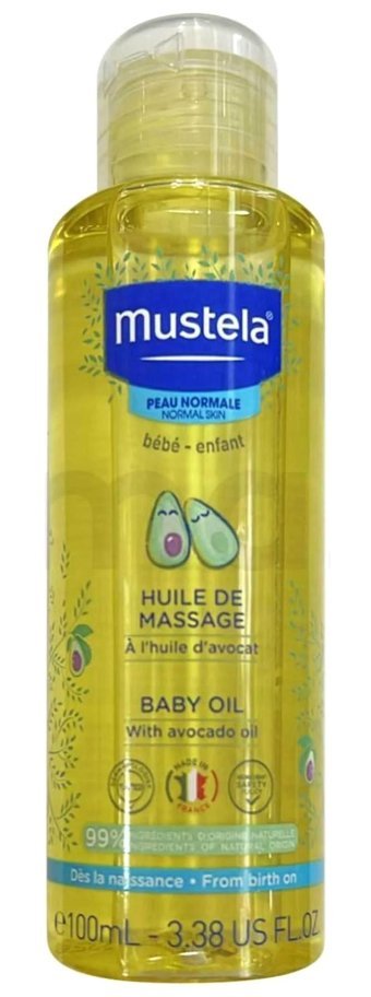Mustela Huile de Massage Organik Avakadolu Hipoalerjenik Masaj Yağı 100 ml