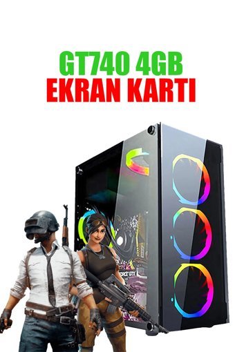 Dmc N71X Harici GeForce GT 740 Intel Core i7 860 16 GB Ram 256 GB SSD Tower FreeDos Masaüstü Oyuncu Bilgisayarı