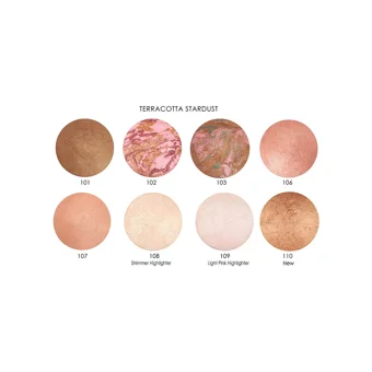 Golden Rose Terracotta Stardust No:103 Işıltılı Toz Allık Paleti
